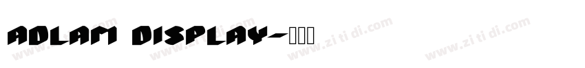 ADLaM Display字体转换